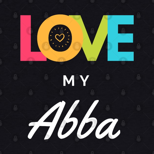 Love My Abba Grandparent Appreciation by familycuteycom